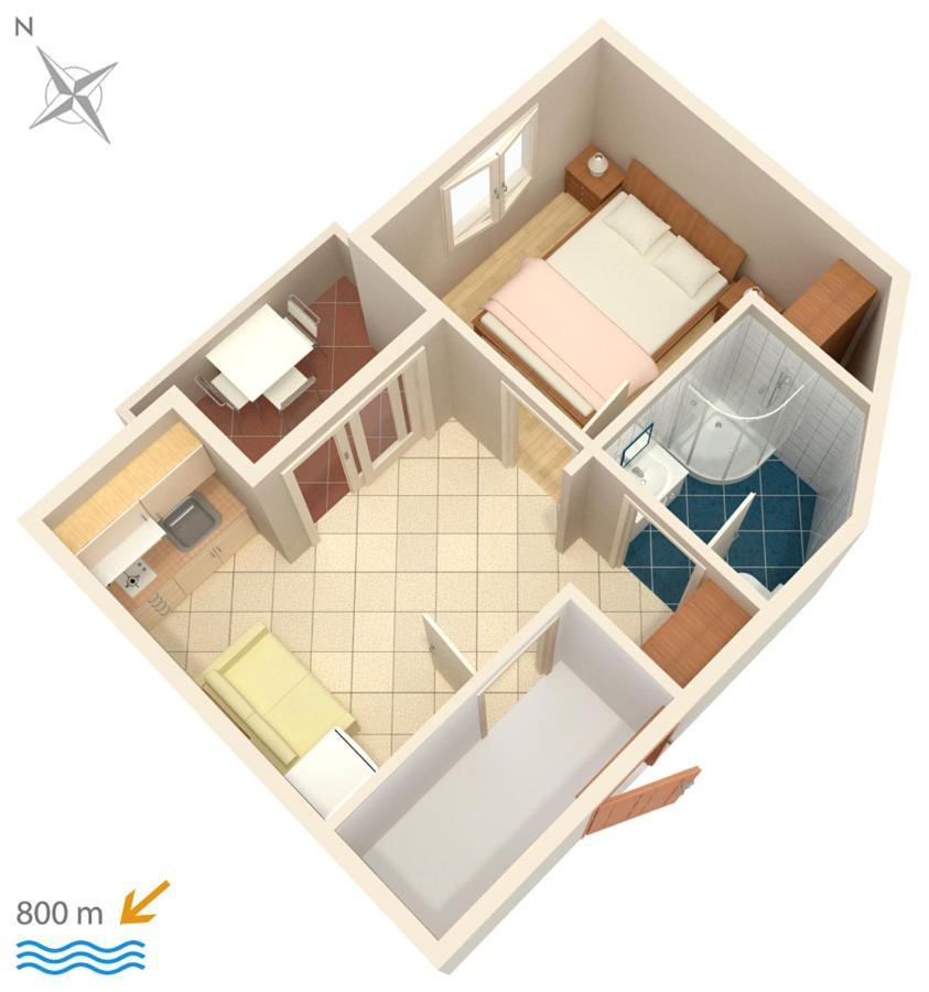 Apartments And Rooms With Parking Space Njivice, Krk - 5458 Bagian luar foto